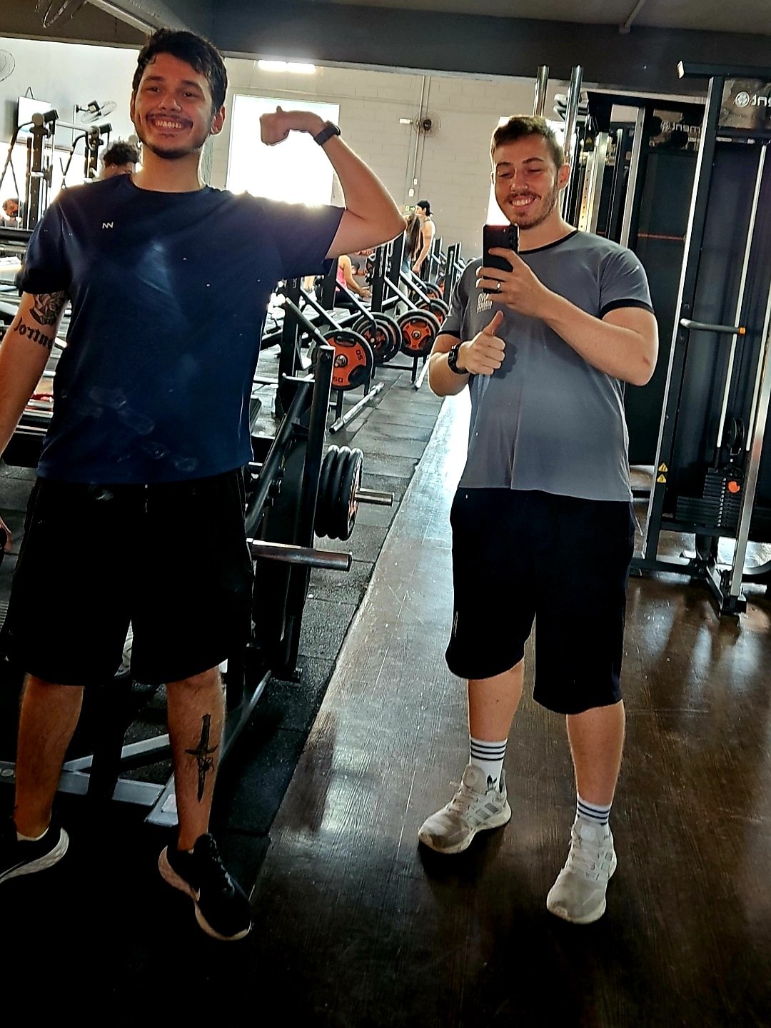 Treino com aluno 3
