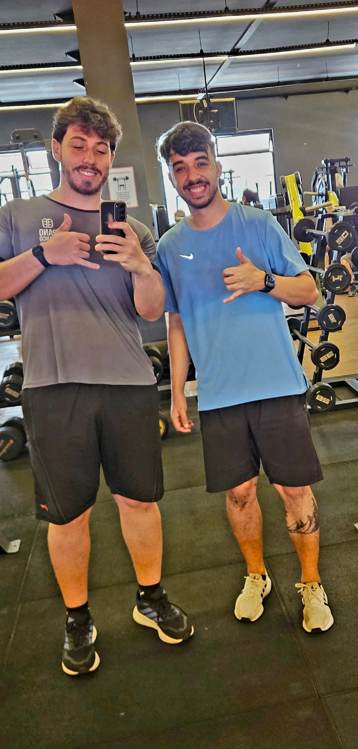 Treino com aluno 4