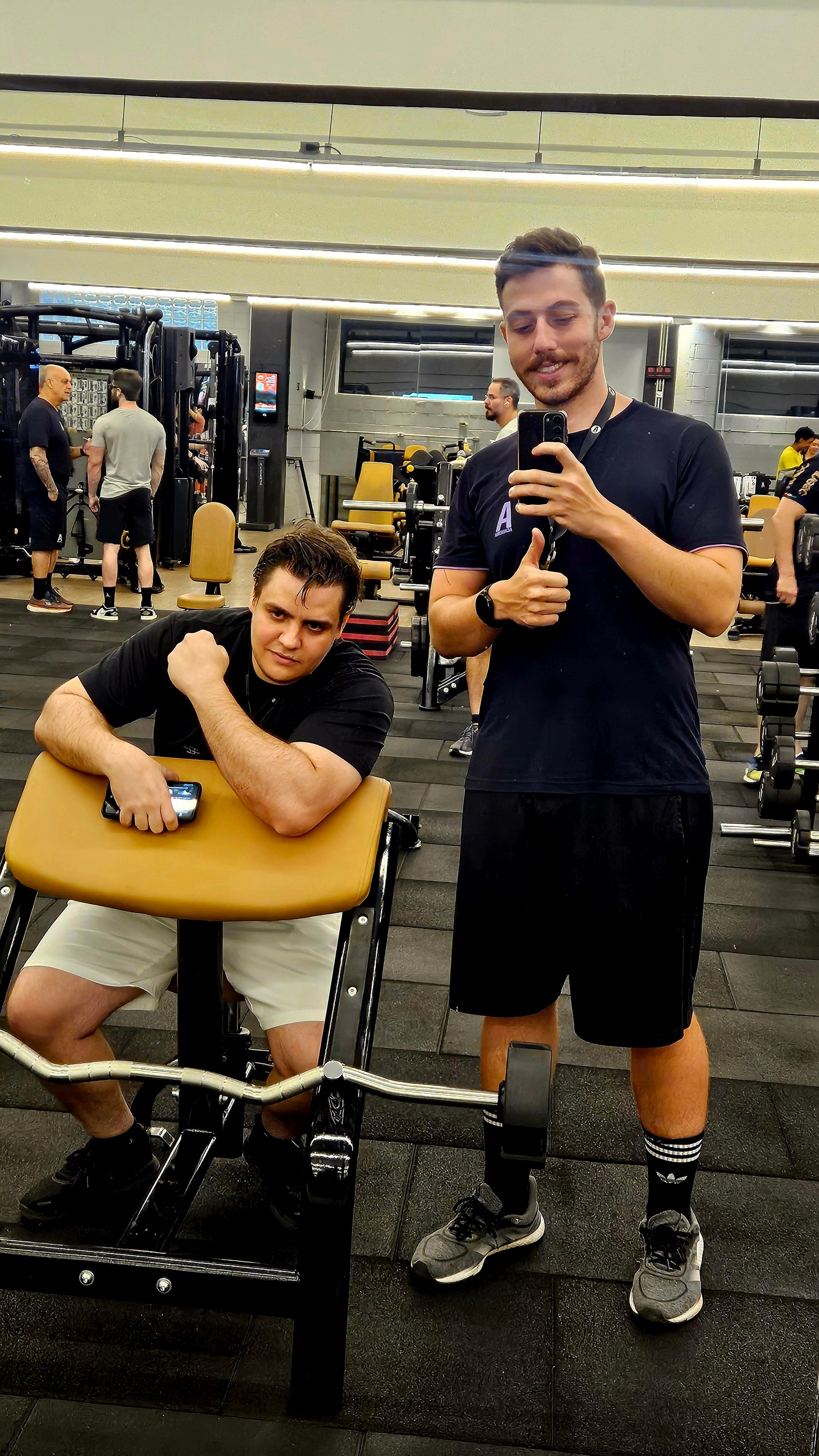 Treino com aluno 5