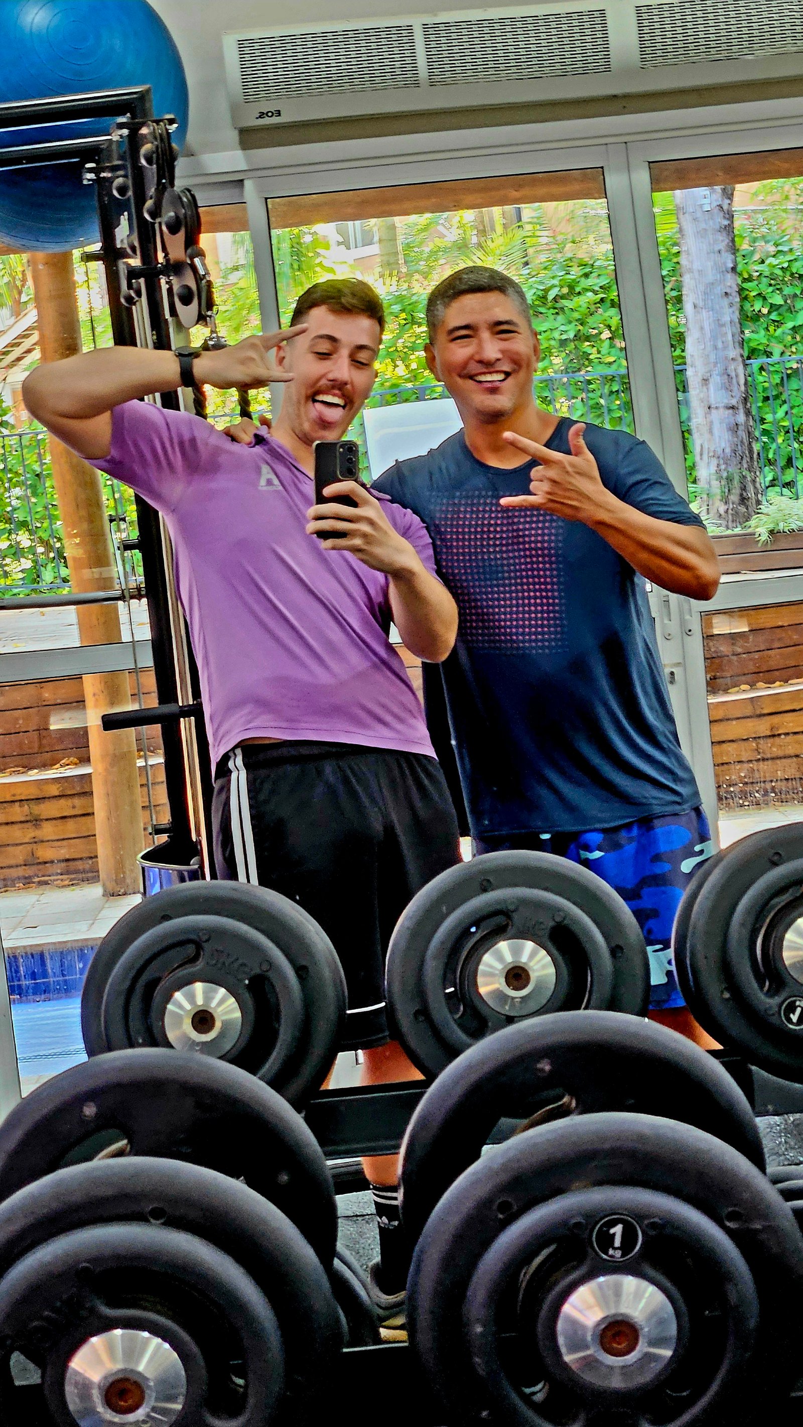 Treino com aluno 6